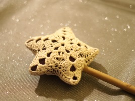 Baguette magique de fée en crochet - DIY - tutoriel - couture